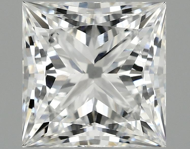 1.84 Carat Princess Shaped Ideal Cut VVS2 IGI Certified Lab Grown Diamond