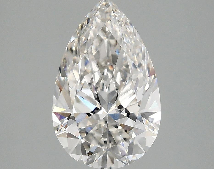 2.08 Carat Pear Shaped Ideal Cut VS1 IGI Certified Lab Grown Diamond