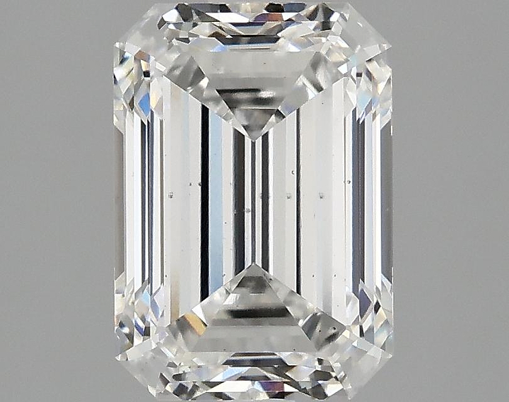 2.51 Carat Emerald Shaped Ideal Cut VS2 IGI Certified Lab Grown Diamond