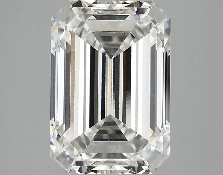 3.05 Carat Emerald Shaped Ideal Cut VS1 IGI Certified Lab Grown Diamond
