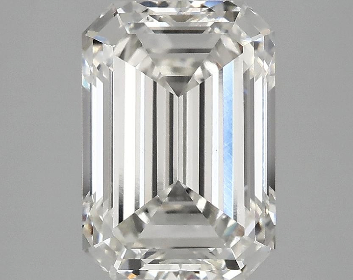2.98 Carat Emerald Shaped Ideal Cut VS1 IGI Certified Lab Grown Diamond