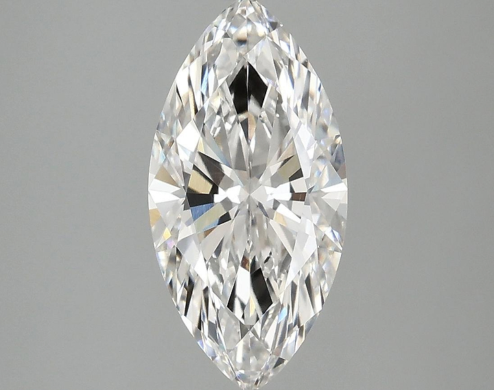 2.02 Carat Marquise Shaped Ideal Cut VVS2 IGI Certified Lab Grown Diamond