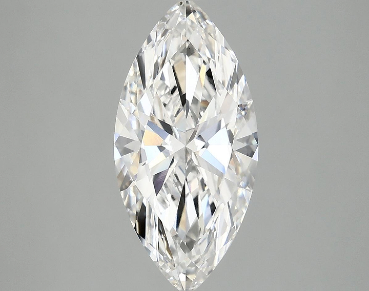 2.33 Carat Marquise Shaped Excellent Cut VVS2 IGI Certified Lab Grown Diamond