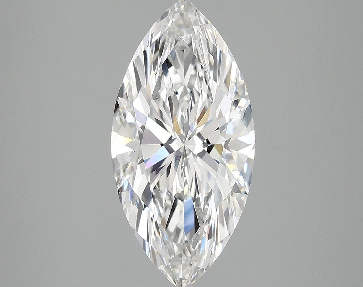 2.51 Carat Marquise Shaped Excellent Cut VVS2 IGI Certified Lab Grown Diamond