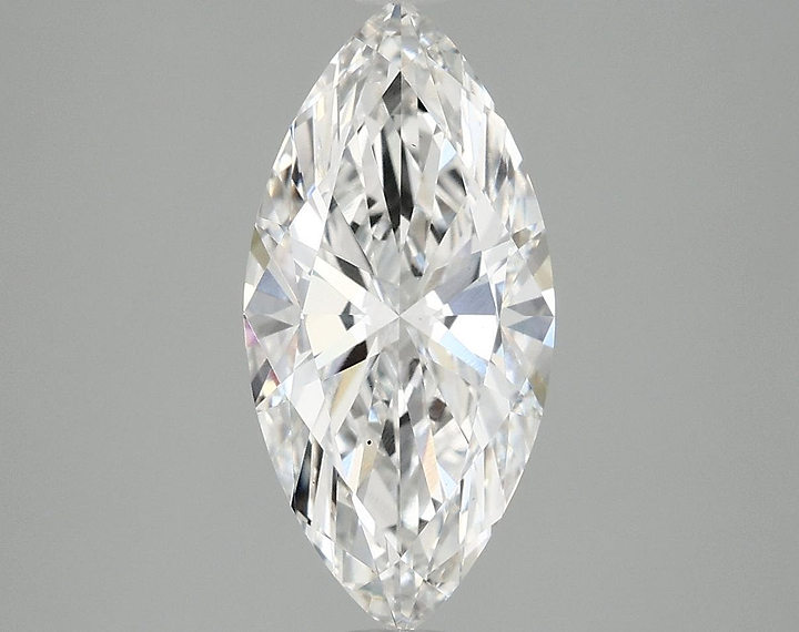 2.5 Carat Marquise Shaped Excellent Cut VS1 IGI Certified Lab Grown Diamond