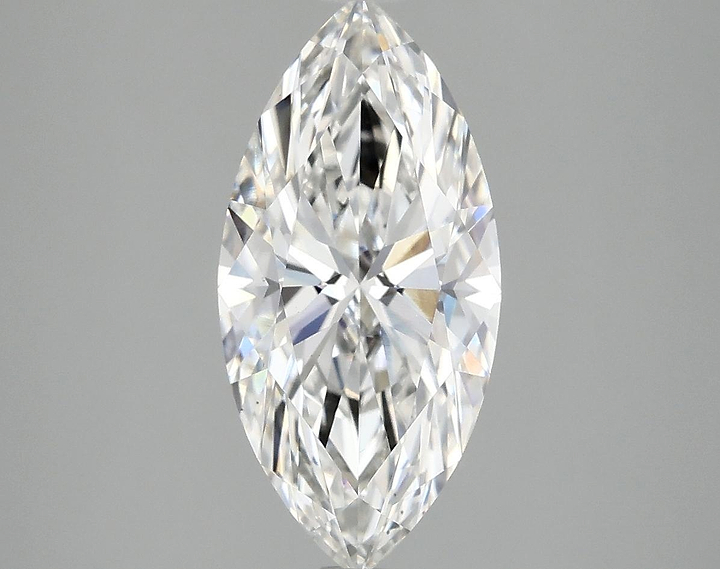 2.57 Carat Marquise Shaped Excellent Cut VS1 IGI Certified Lab Grown Diamond