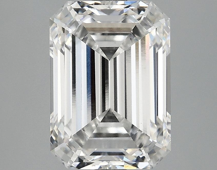 3.18 Carat Emerald Shaped Excellent Cut VVS2 IGI Certified Lab Grown Diamond