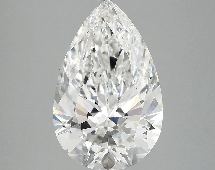 5.06 Carat Pear Shaped Ideal Cut VVS2 IGI Certified Lab Grown Diamond