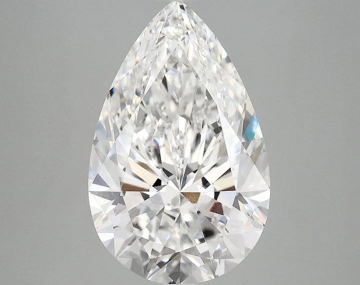 6.3 Carat Pear Shaped Ideal Cut VVS2 IGI Certified Lab Grown Diamond