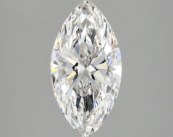 1.57 Carat Marquise Shaped Ideal Cut VVS2 IGI Certified Lab Grown Diamond