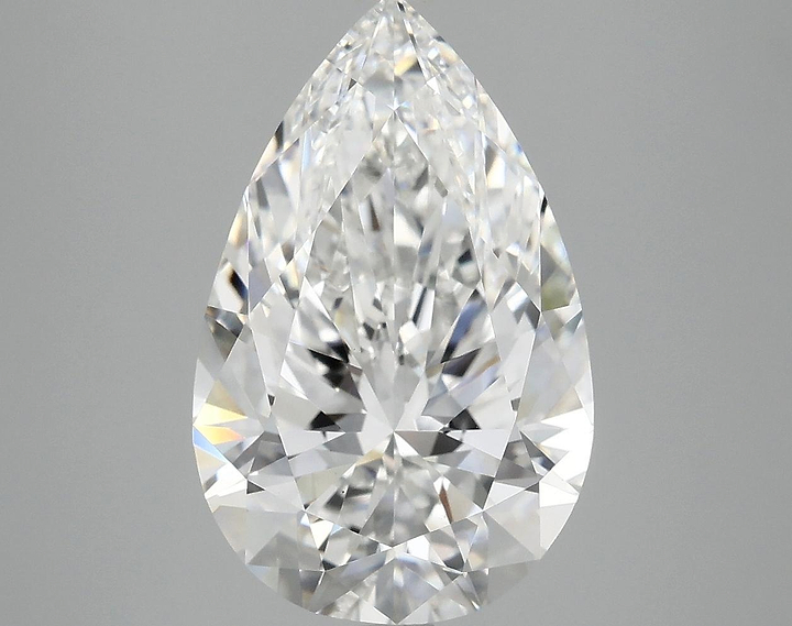 4.9 Carat Pear Shaped Ideal Cut VS1 IGI Certified Lab Grown Diamond