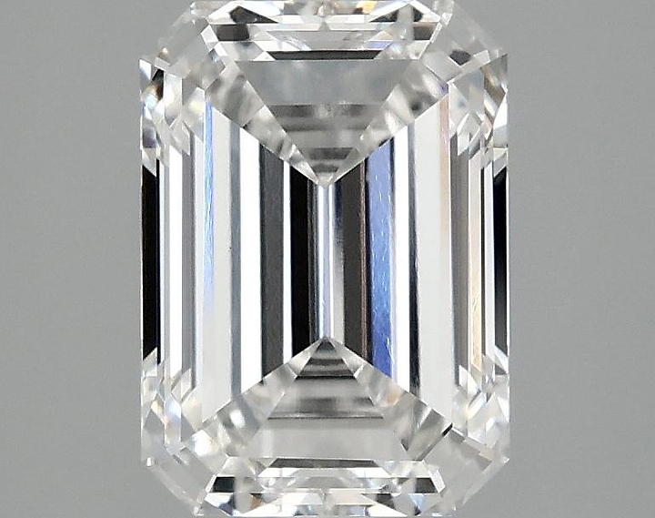 2.49 Carat Emerald Shaped Ideal Cut VVS2 IGI Certified Lab Grown Diamond
