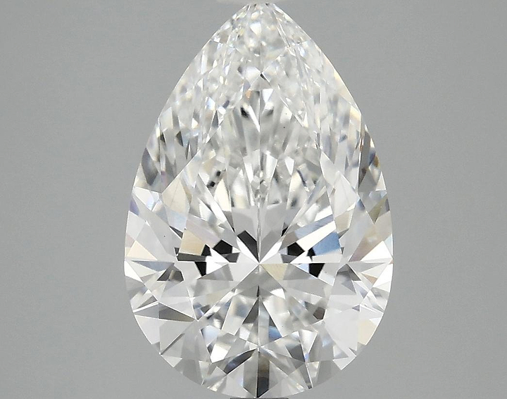3.1 Carat Pear Shaped Excellent Cut VVS2 IGI Certified Lab Grown Diamond