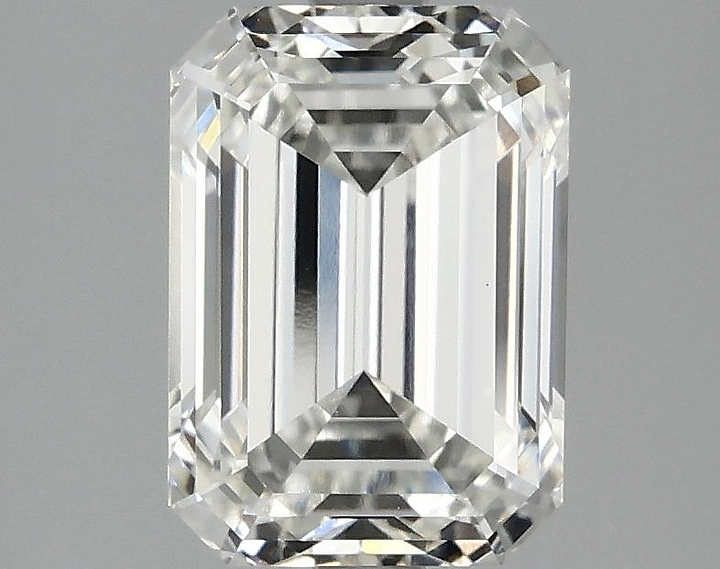 2.53 Carat Emerald Shaped Ideal Cut VVS2 IGI Certified Lab Grown Diamond