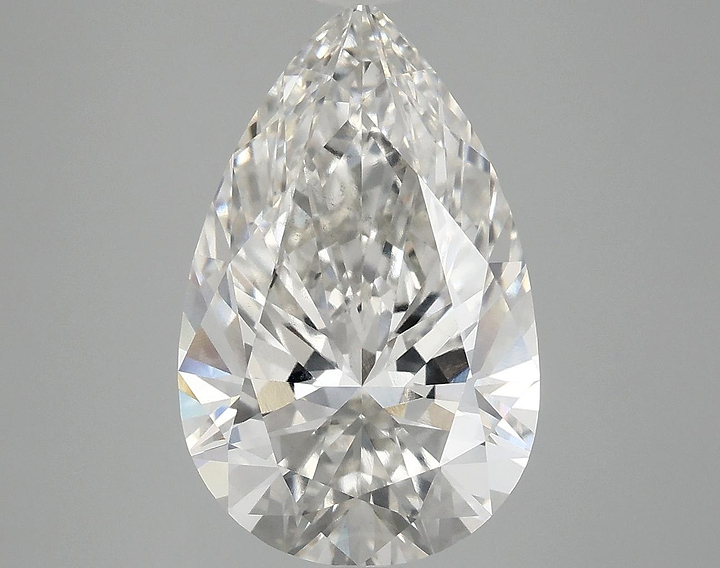 5.08 Carat Pear Shaped Ideal Cut VS2 IGI Certified Lab Grown Diamond