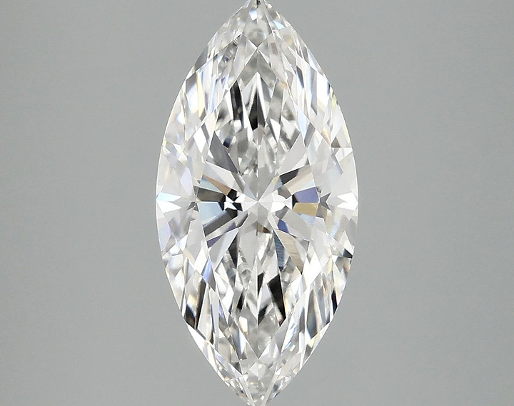 2.42 Carat Marquise Shaped Excellent Cut VS1 IGI Certified Lab Grown Diamond