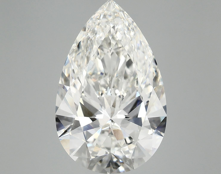 7.12 Carat Pear Shaped Ideal Cut VVS2 IGI Certified Lab Grown Diamond