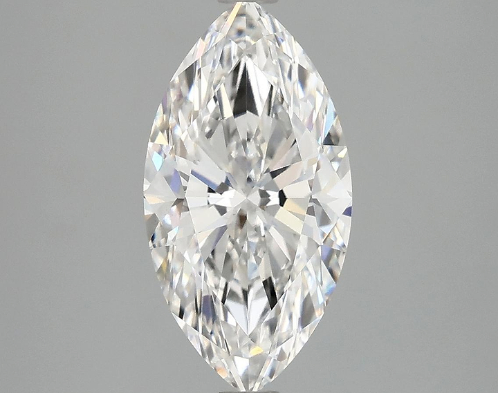 2.52 Carat Marquise Shaped Ideal Cut VS1 IGI Certified Lab Grown Diamond
