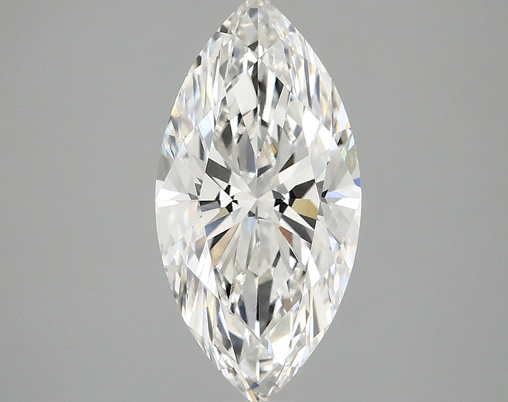 2.58 Carat Marquise Shaped Ideal Cut VVS2 IGI Certified Lab Grown Diamond