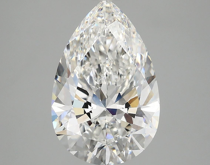 3.95 Carat Pear Shaped Excellent Cut VS1 IGI Certified Lab Grown Diamond