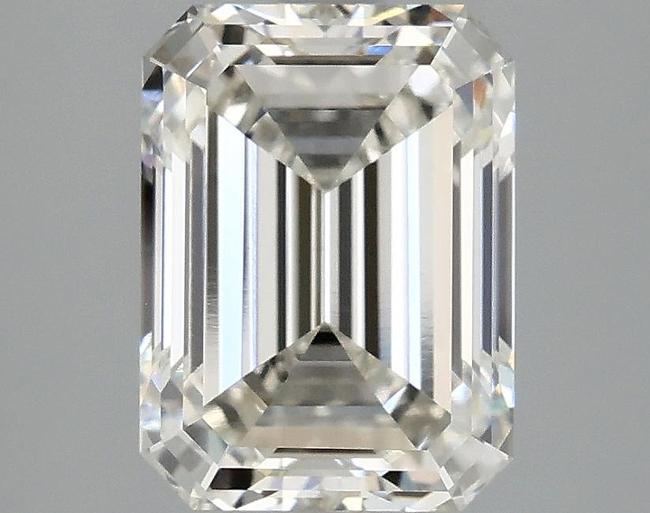 3.02 Carat Emerald Shaped Excellent Cut VS1 IGI Certified Lab Grown Diamond