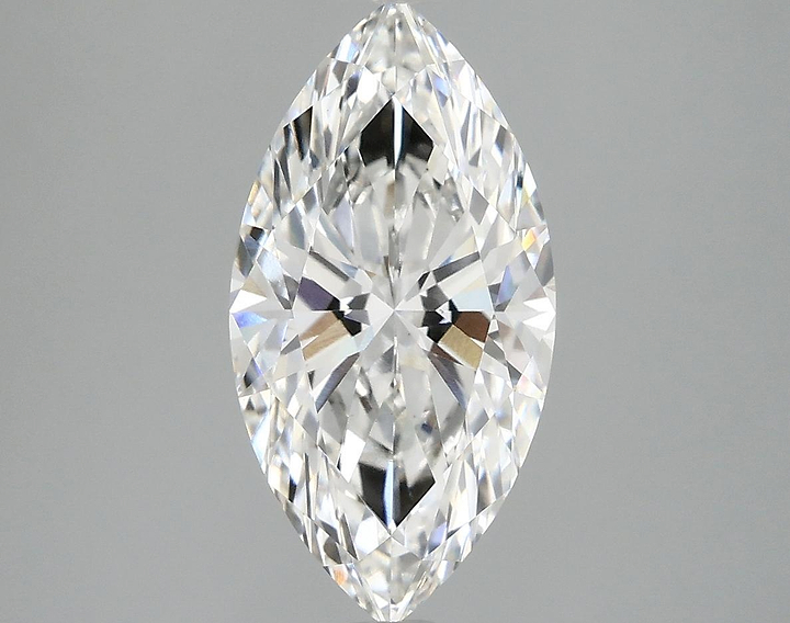 2.58 Carat Marquise Shaped Ideal Cut VS1 IGI Certified Lab Grown Diamond
