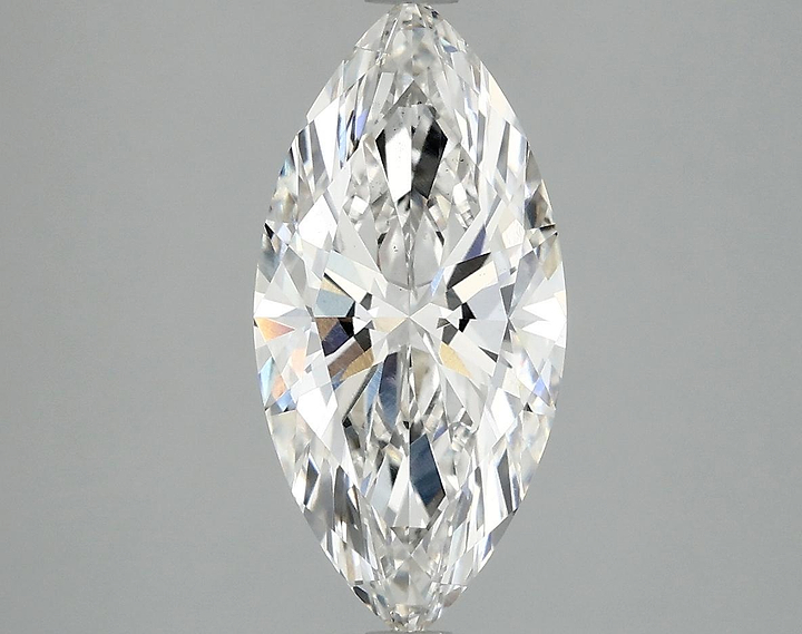2.52 Carat Marquise Shaped Excellent Cut VS1 IGI Certified Lab Grown Diamond
