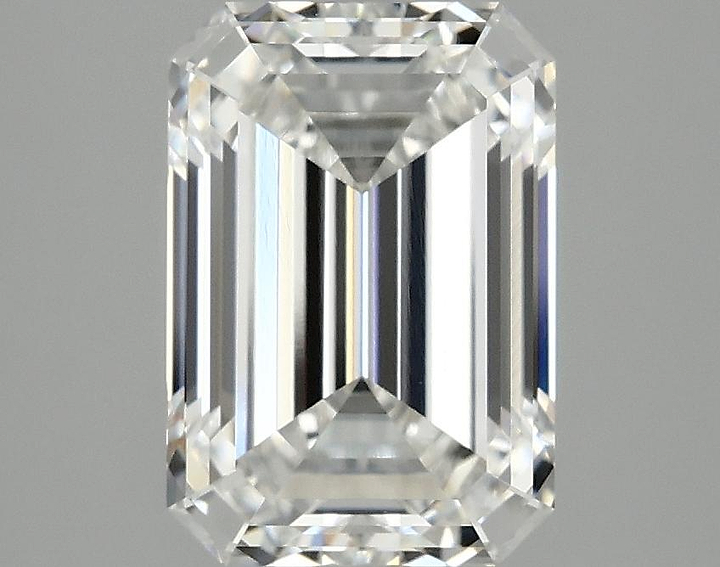 3.07 Carat Emerald Shaped Ideal Cut VVS2 IGI Certified Lab Grown Diamond