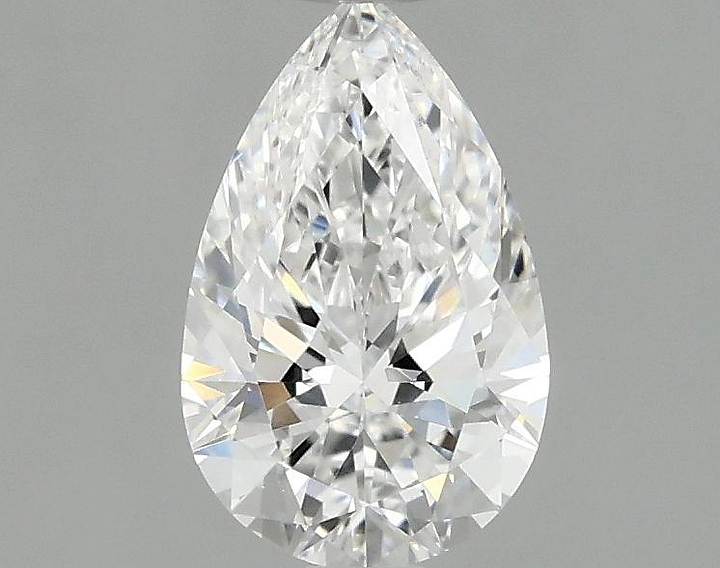 1.08 Carat Pear Shaped Ideal Cut VVS2 IGI Certified Lab Grown Diamond