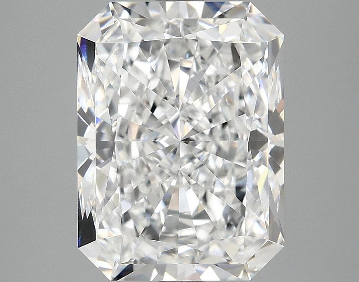 3.95 Carat Radiant Shaped Excellent Cut VVS2 IGI Certified Lab Grown Diamond