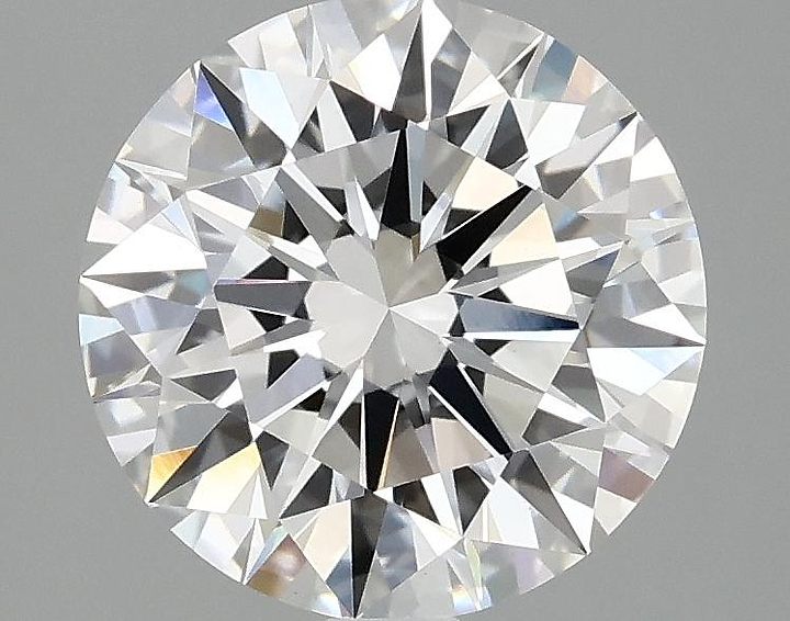 2.58 Carat Round Shaped Ideal Cut VVS2 IGI Certified Lab Grown Diamond