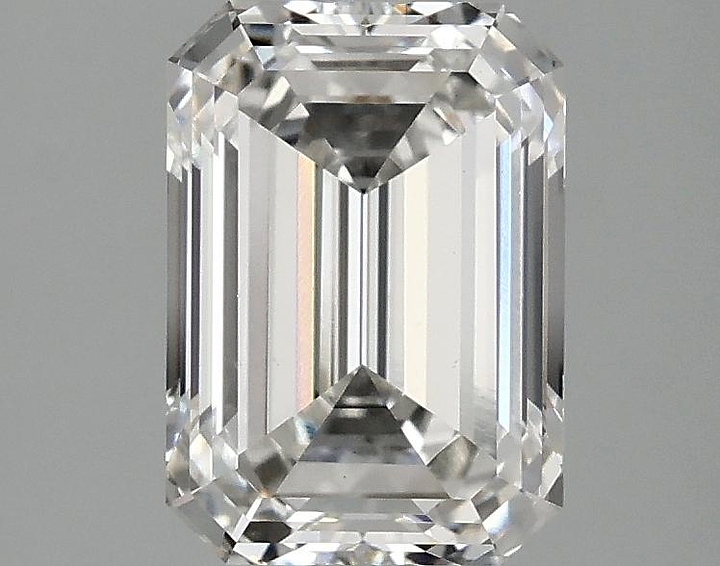 2.05 Carat Emerald Shaped Ideal Cut VVS2 IGI Certified Lab Grown Diamond