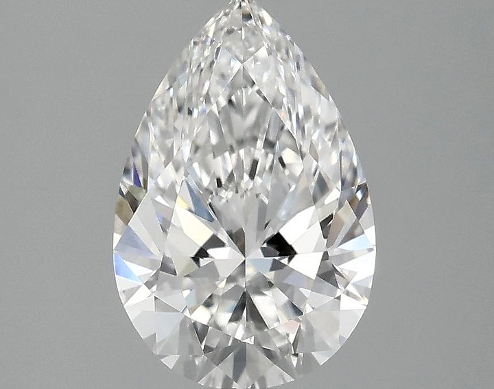 1.59 Carat Pear Shaped Excellent Cut VVS2 IGI Certified Lab Grown Diamond