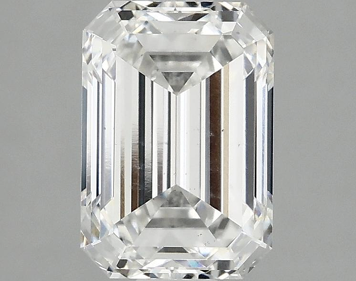 2.08 Carat Emerald Shaped Ideal Cut VS2 IGI Certified Lab Grown Diamond