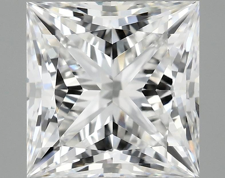 2.05 Carat Princess Shaped Ideal Cut VVS2 IGI Certified Lab Grown Diamond