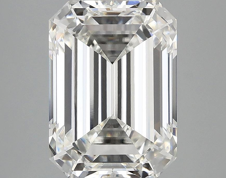 3.5 Carat Emerald Shaped Ideal Cut VVS2 IGI Certified Lab Grown Diamond