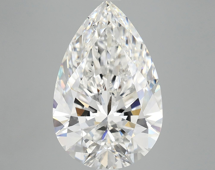 7.19 Carat Pear Shaped Ideal Cut VVS2 IGI Certified Lab Grown Diamond