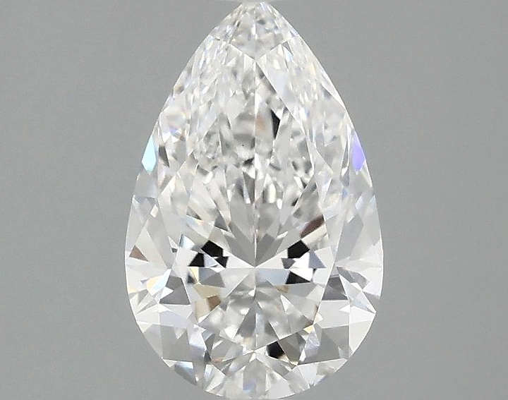 1.57 Carat Pear Shaped Ideal Cut VVS2 IGI Certified Lab Grown Diamond