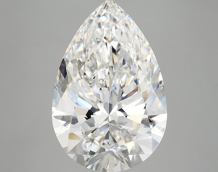 7.27 Carat Pear Shaped Excellent Cut VVS2 IGI Certified Lab Grown Diamond