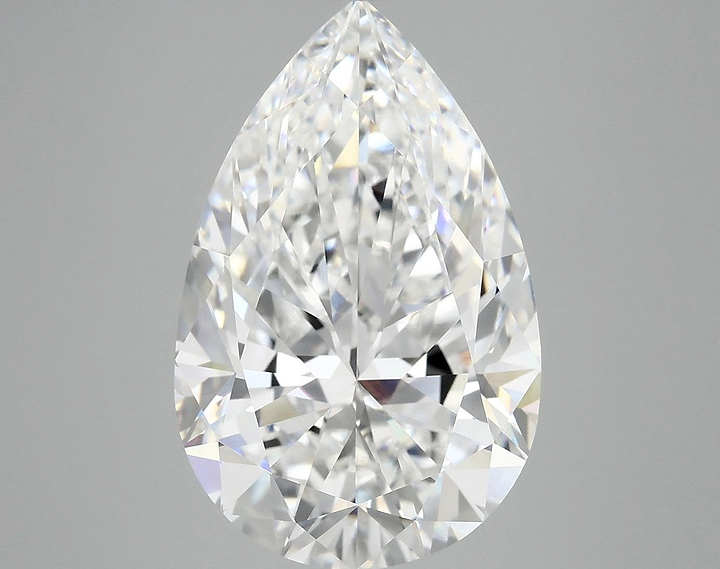 6.18 Carat Pear Shaped Ideal Cut VVS2 IGI Certified Lab Grown Diamond