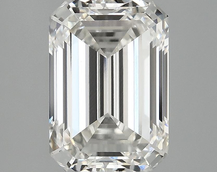 3.07 Carat Emerald Shaped Ideal Cut VVS2 IGI Certified Lab Grown Diamond