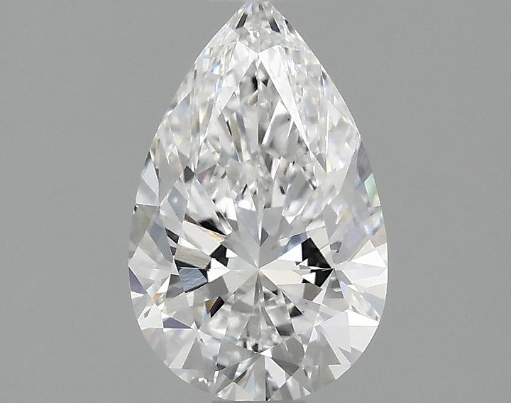 1.08 Carat Pear Shaped Ideal Cut VVS2 IGI Certified Lab Grown Diamond