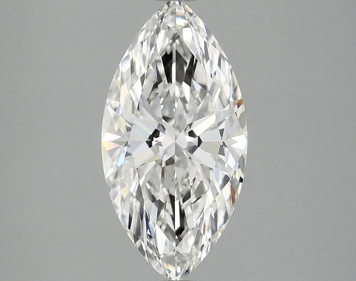 2.56 Carat Marquise Shaped Ideal Cut VVS2 IGI Certified Lab Grown Diamond