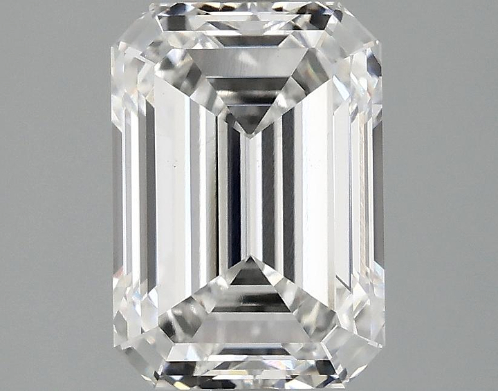 2.56 Carat Emerald Shaped Ideal Cut VS1 IGI Certified Lab Grown Diamond