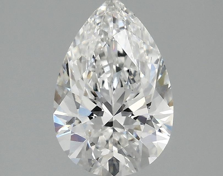 1.54 Carat Pear Shaped Excellent Cut VVS2 IGI Certified Lab Grown Diamond