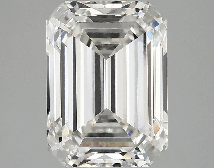 3.21 Carat Emerald Shaped Excellent Cut VS1 IGI Certified Lab Grown Diamond