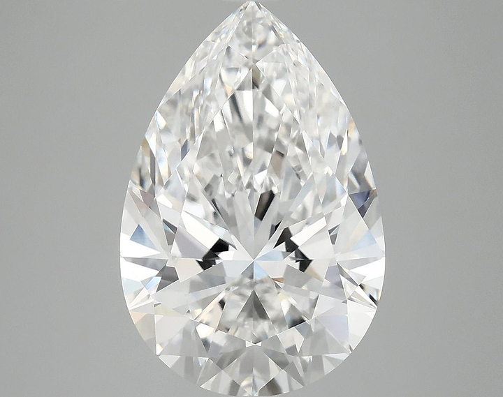 5.07 Carat Pear Shaped Excellent Cut VVS2 IGI Certified Lab Grown Diamond