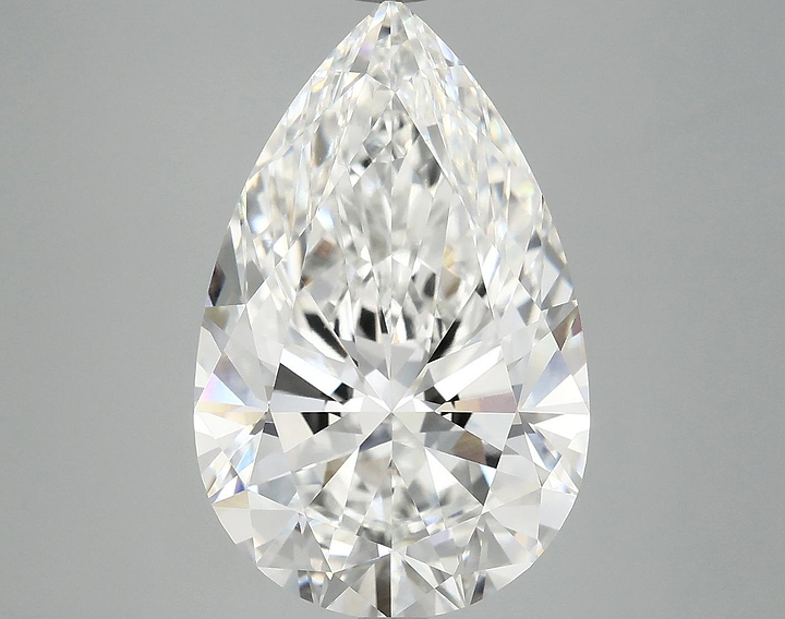 7.04 Carat Pear Shaped Ideal Cut VVS2 IGI Certified Lab Grown Diamond