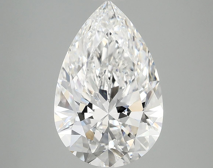 3.99 Carat Pear Shaped Excellent Cut VVS2 IGI Certified Lab Grown Diamond