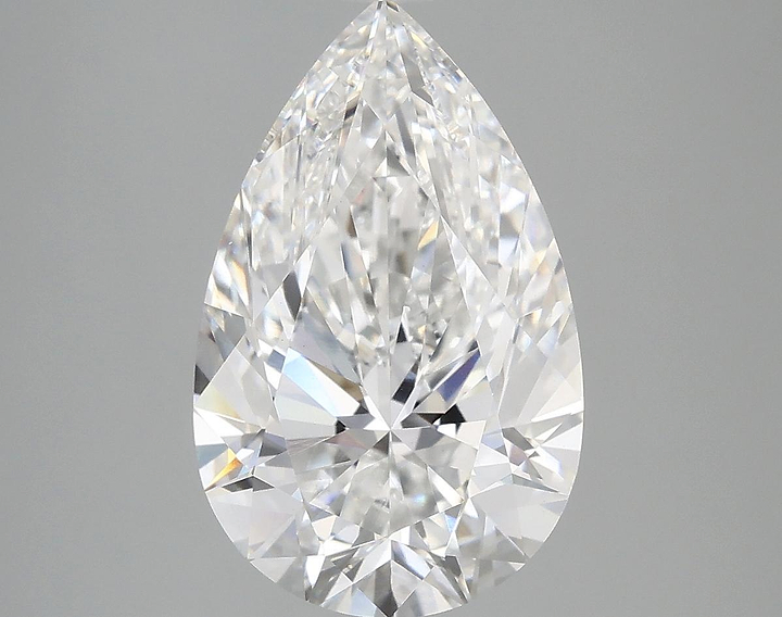 4.0 Carat Pear Shaped Ideal Cut VVS2 IGI Certified Lab Grown Diamond